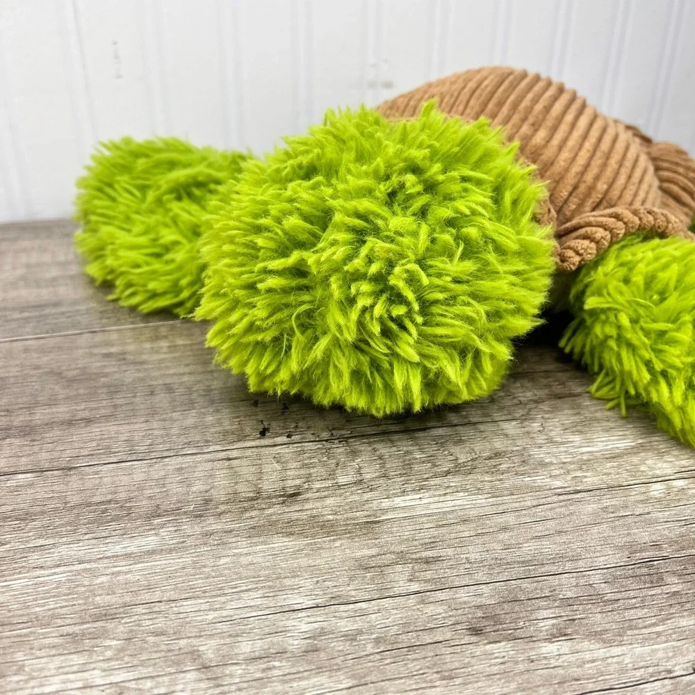 Turtle Plush, Stuffed‎ Animal, Plush Toy, Fiesta Scruffy, 13 Inches, Green/Brown